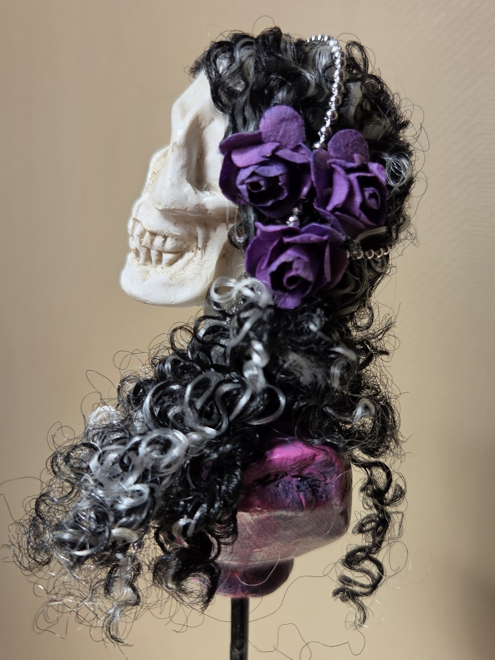 Victorian Gypsy Skeleton Witch Tabletop Decor - Picture 2 of 7